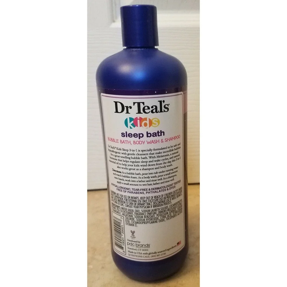 Dr‎ Teal's Kids Melatonin & Essential Oil Combo Set Sleep Bath Soak & Lotion NEW